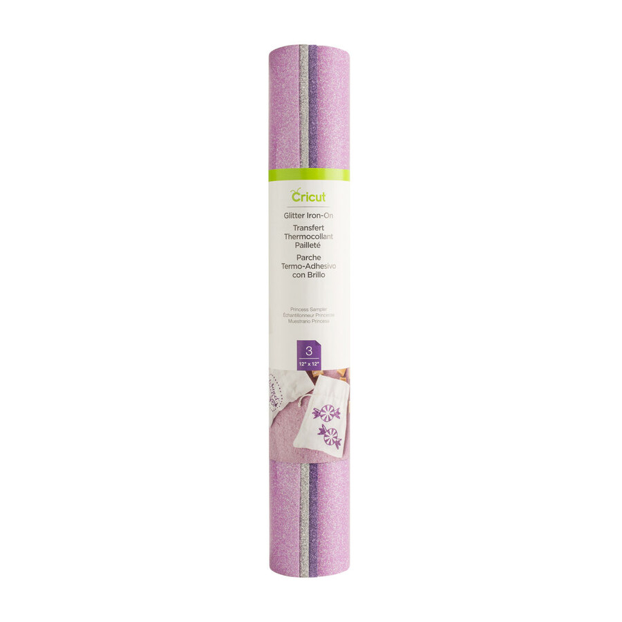 glitzer-bügelbild-set prinzessin