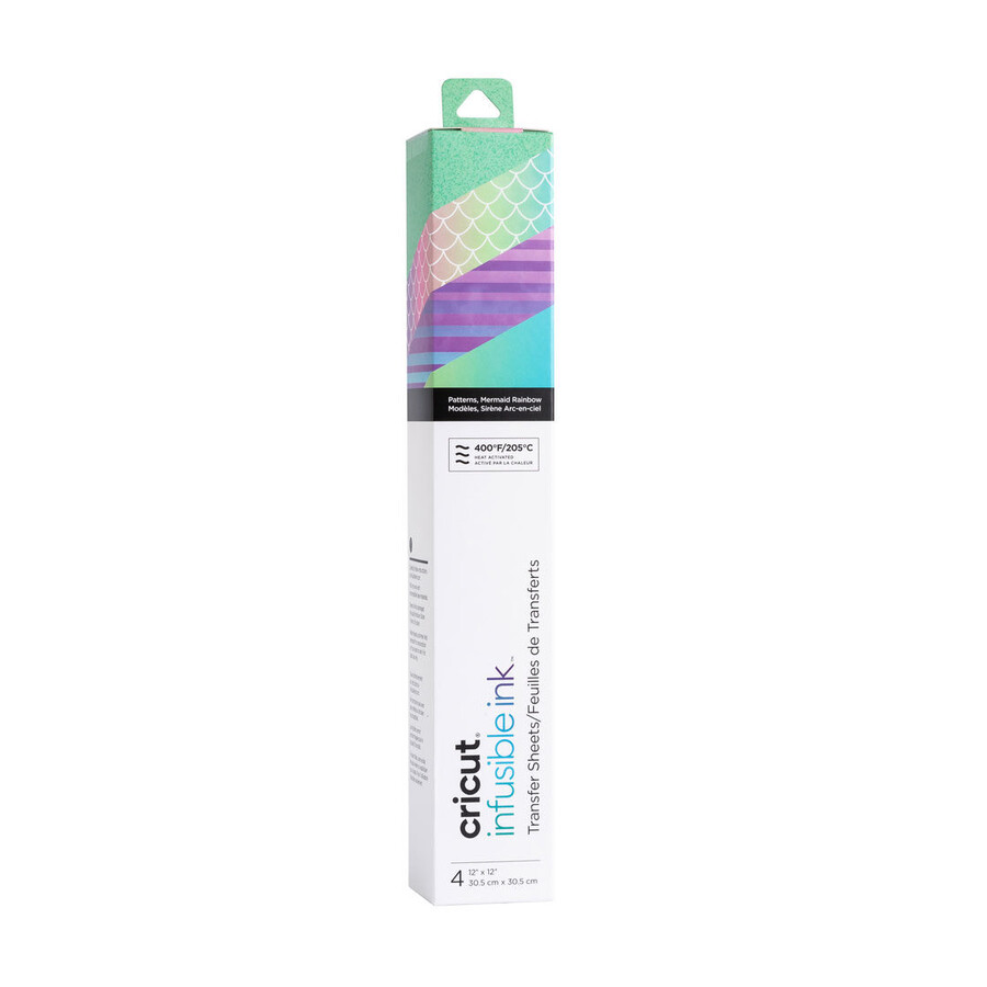 infusible ink transferfolienmuster meerjungfrauen-regenbogen