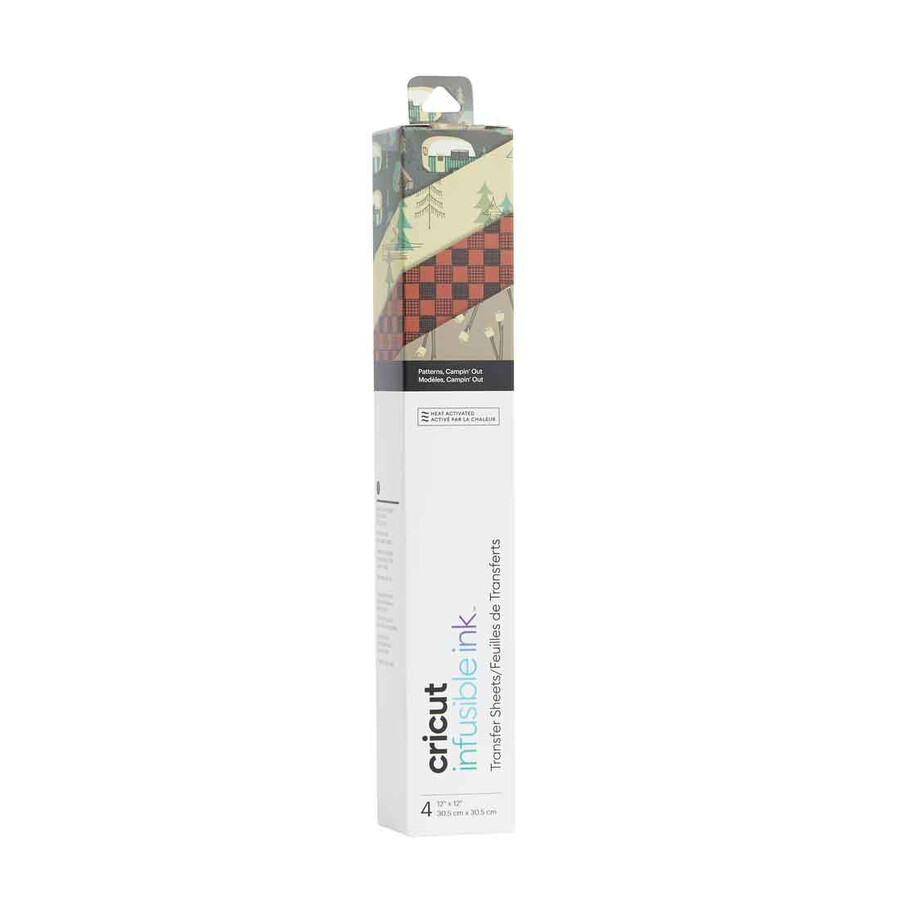 infusible ink transferfolienmuster campin out