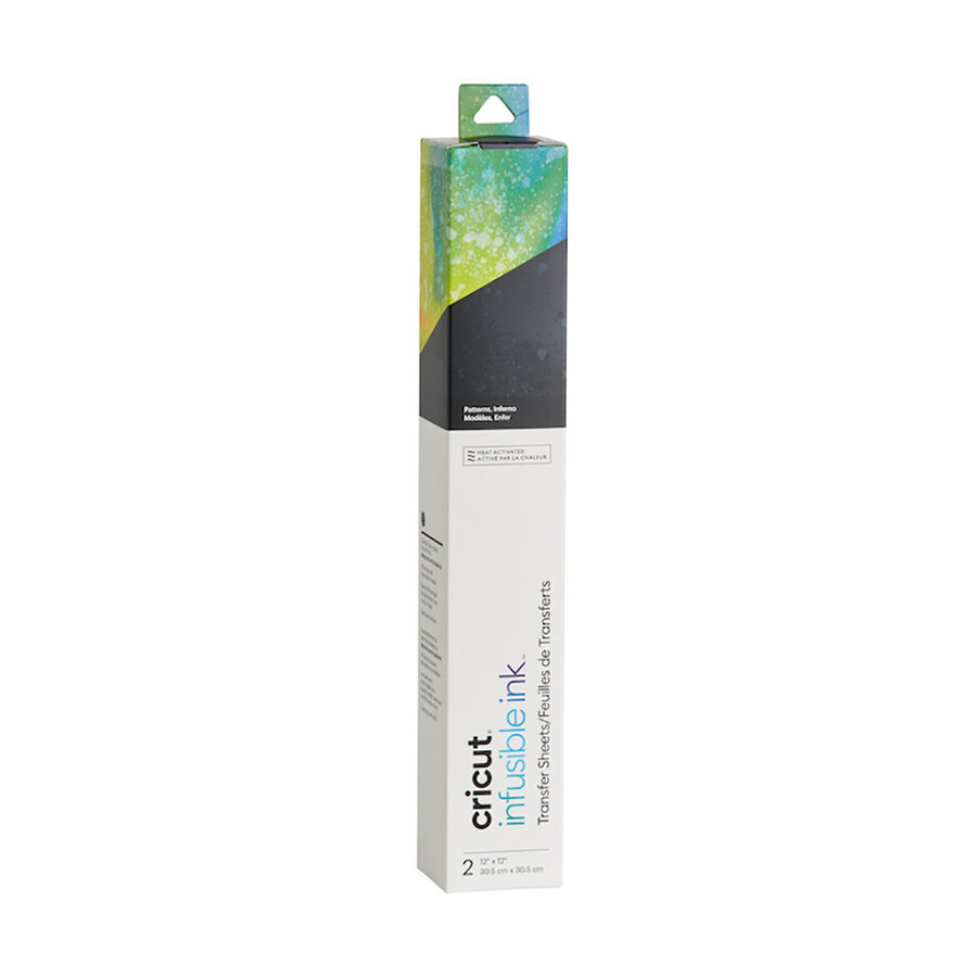 infusible ink transferfolienmuster inferno 2 stück