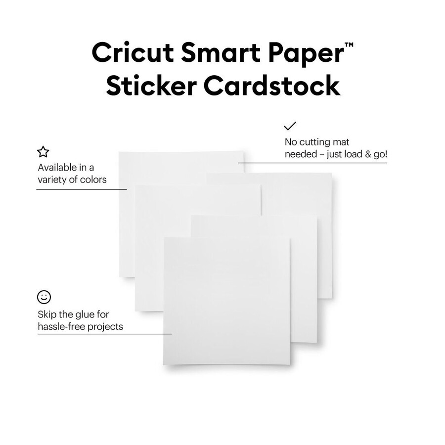 smart paper aufkleberkarton weiß