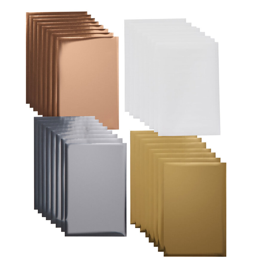musterpackung folientransferbögen metallic 24 stück