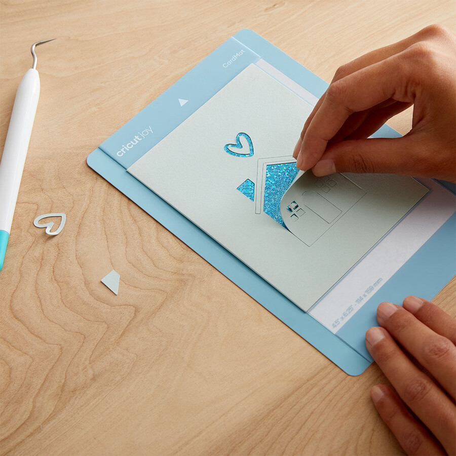 cricut joy ausschneidekarten frühlingsregen-muster