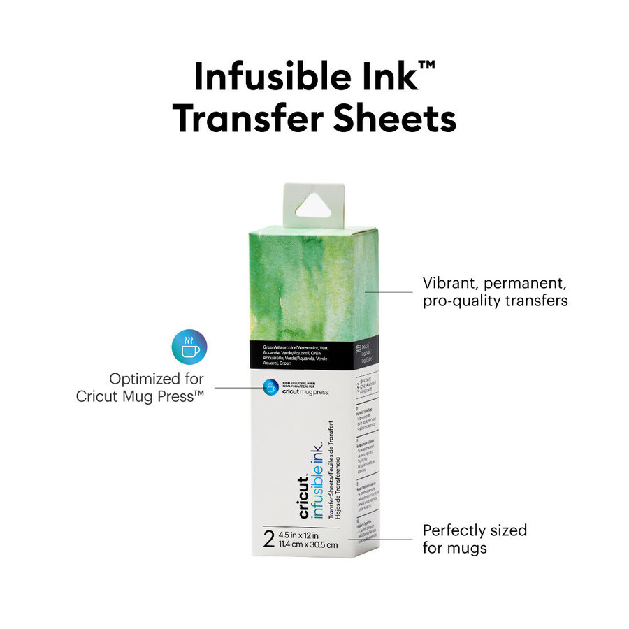 infusible ink transferfolien mit mustern 2 stück