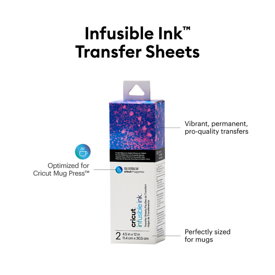 infusible ink transferfolien mit mustern 2 stück