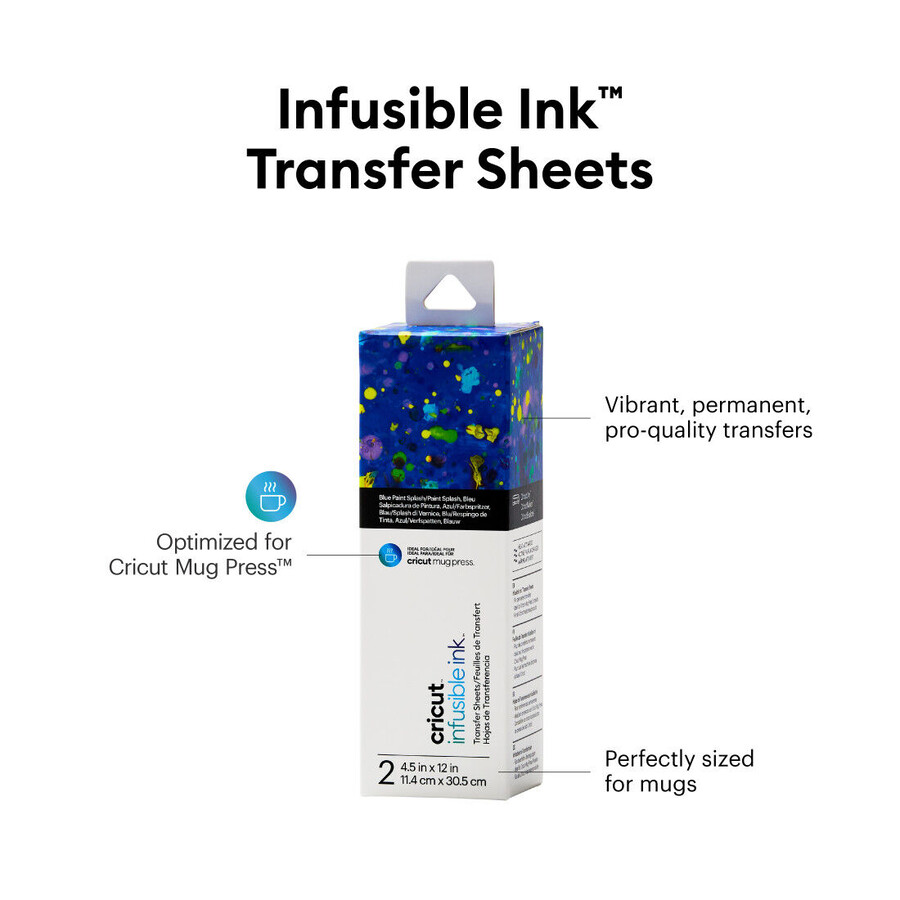infusible ink transferfolien mit mustern 2 stück