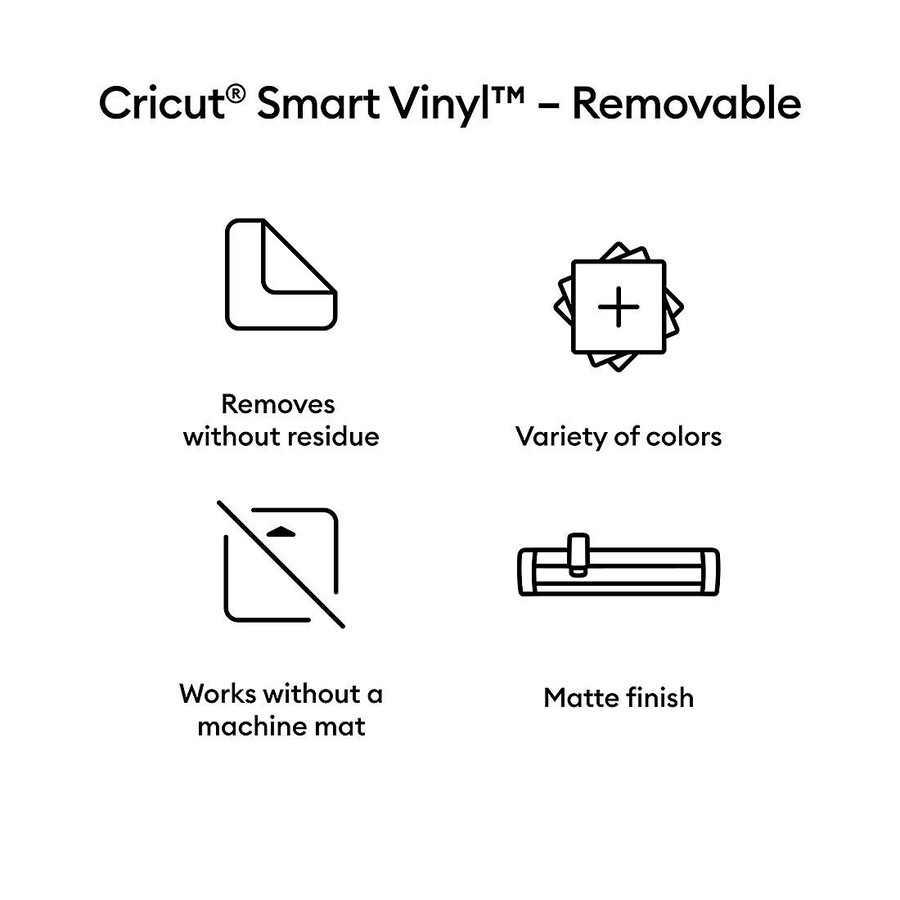 smart vinyl – abnehmbar schwarz 21 fuß