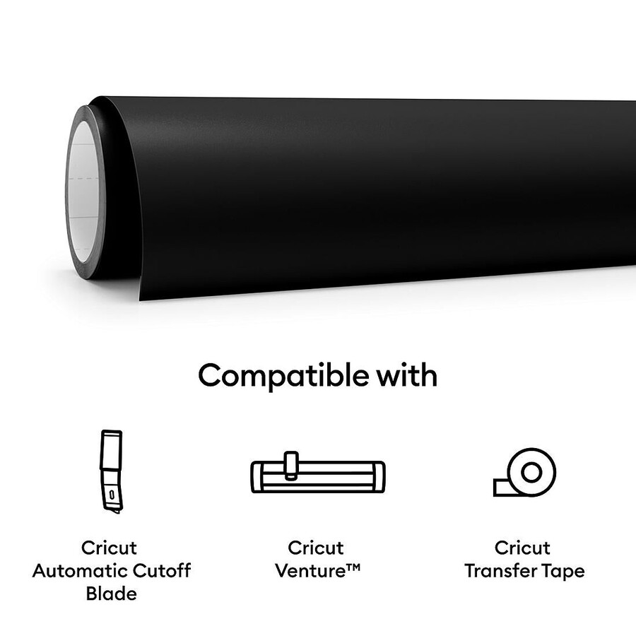 smart vinyl – abnehmbar schwarz 21 fuß