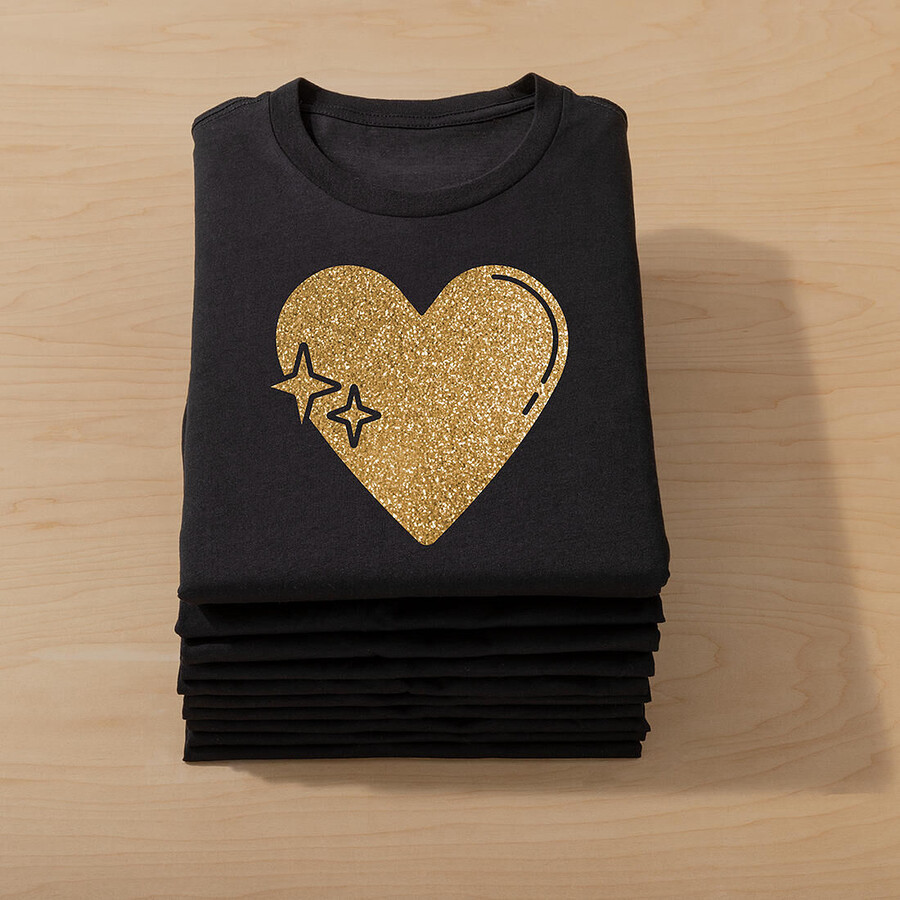 smart iron-on glitter gold 5 ft