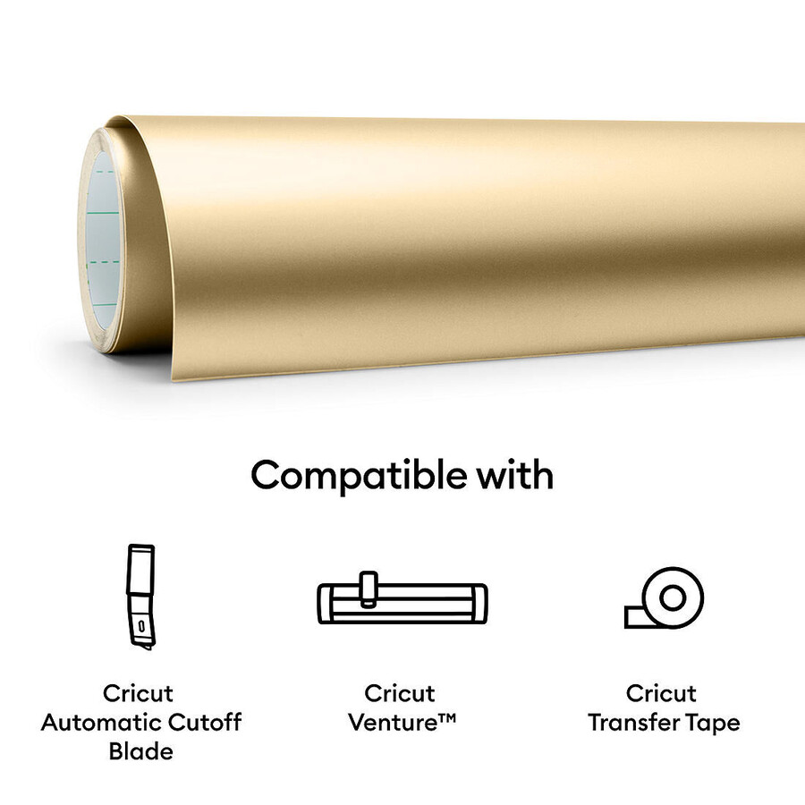 smart vinyl matte metallic - permanent champagner 15 m