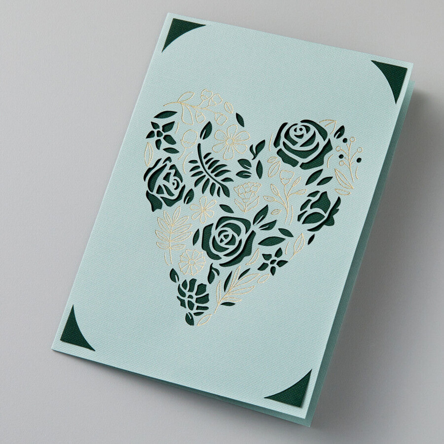 cricut joy folientransfer-einlegekarten forest grove musterkarte - a2