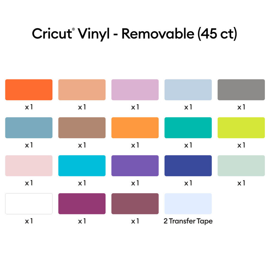 vinyl everything sampler - abnehmbare schallplatten 45 stück