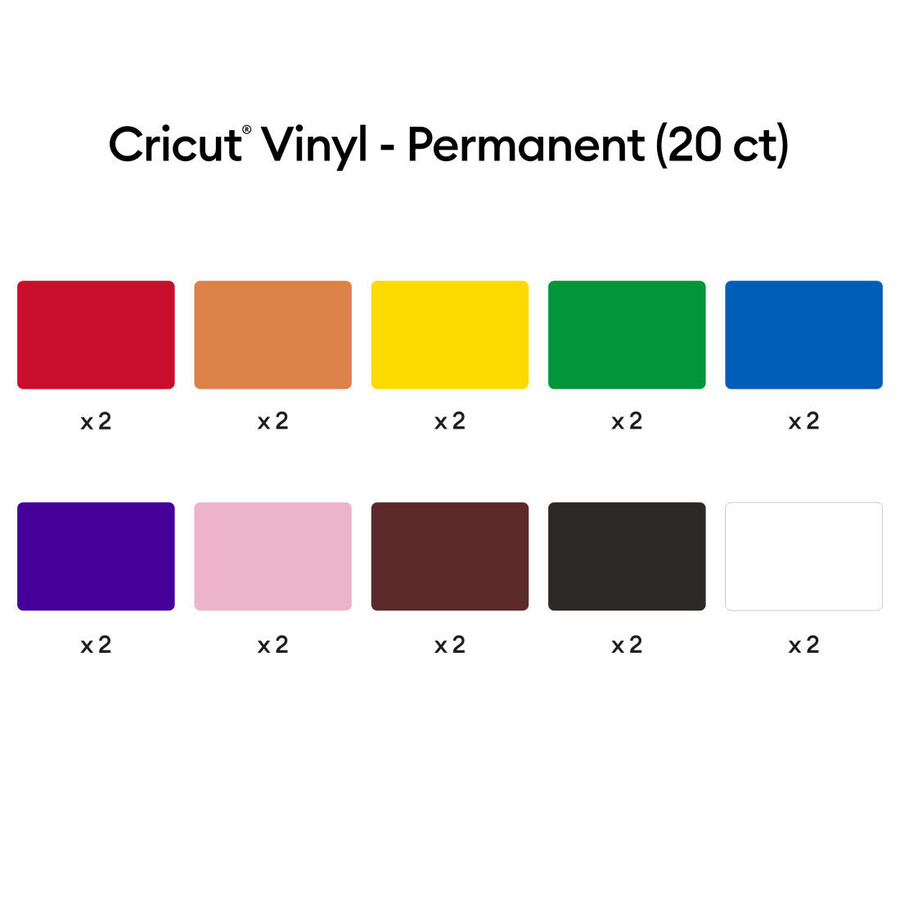 vinyl rainbow sampler - permanent 20 stück