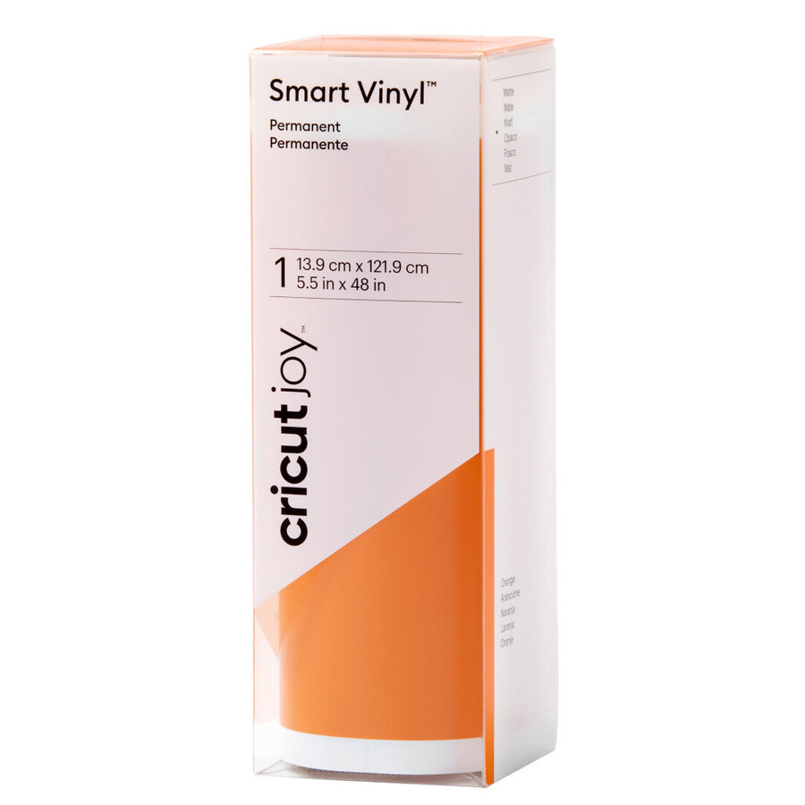 cricut joy smart vinyl – permanent orange
