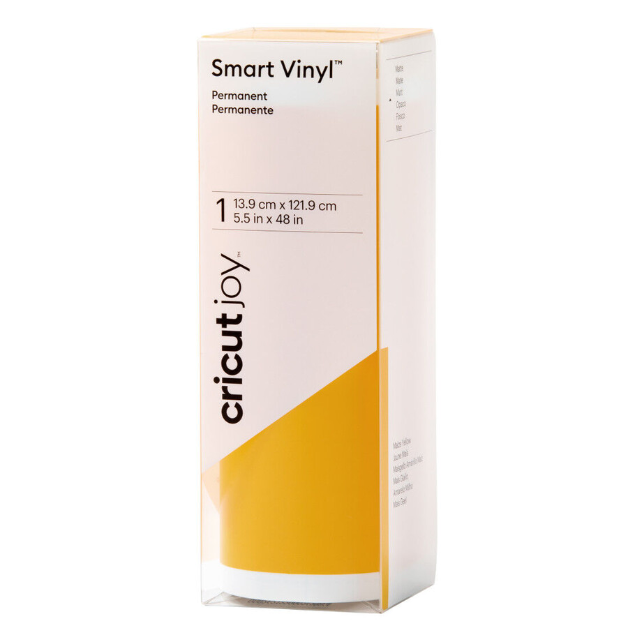 cricut joy smart vinyl – permanent maisgelb