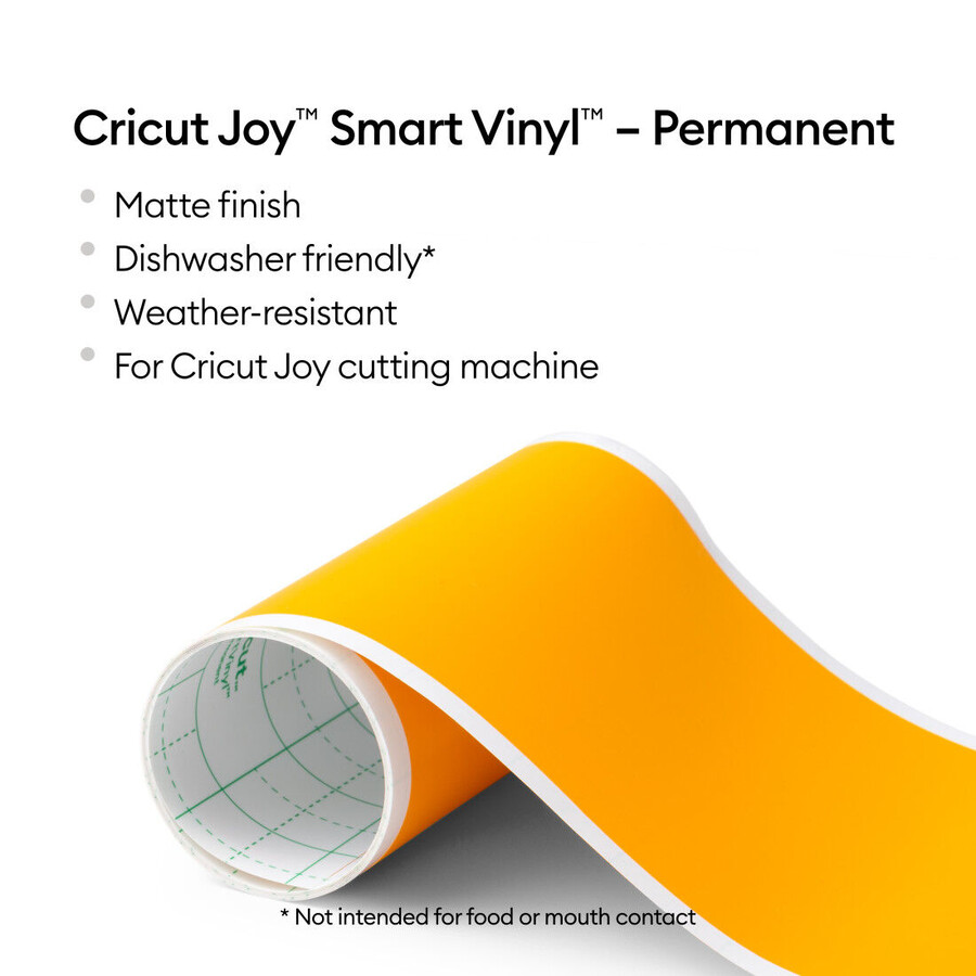 cricut joy smart vinyl – permanent maisgelb