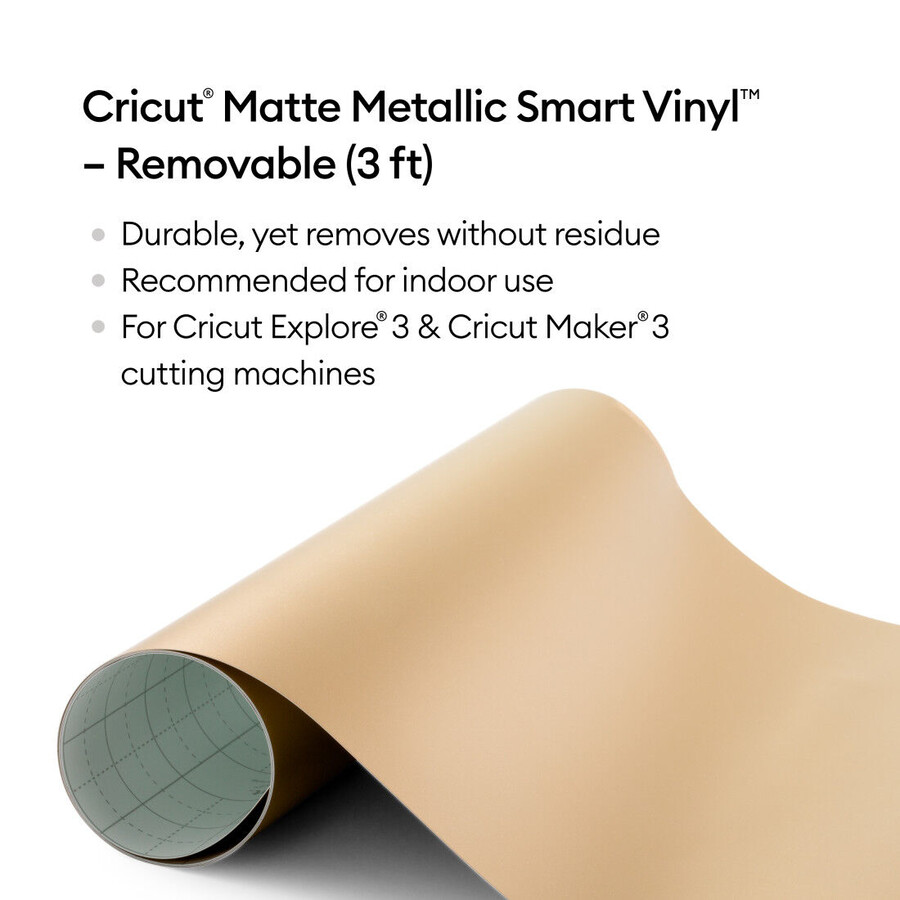 matte metallic smart vinyl – abnehmbar 90 cm