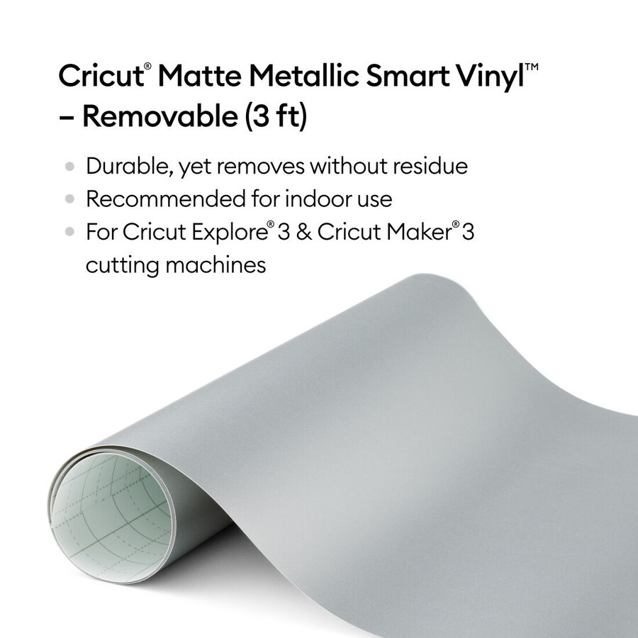 matte metallic smart vinyl – abnehmbar 90 cm