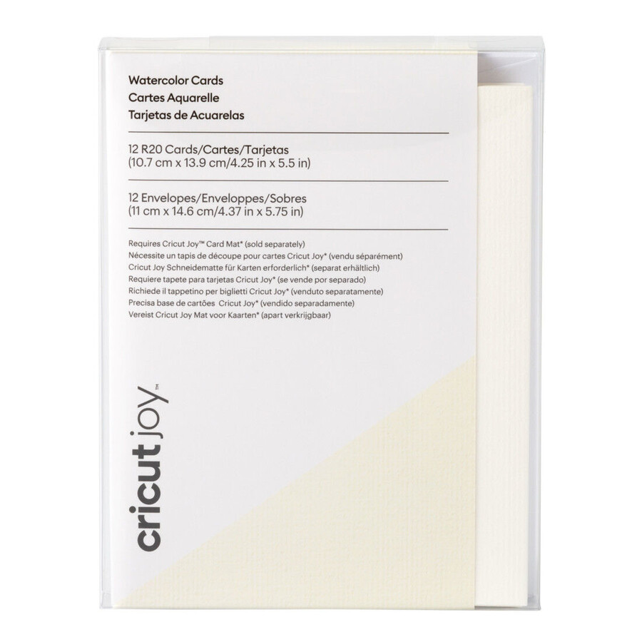 cricut joy aquarellkarten – r20 12 stück