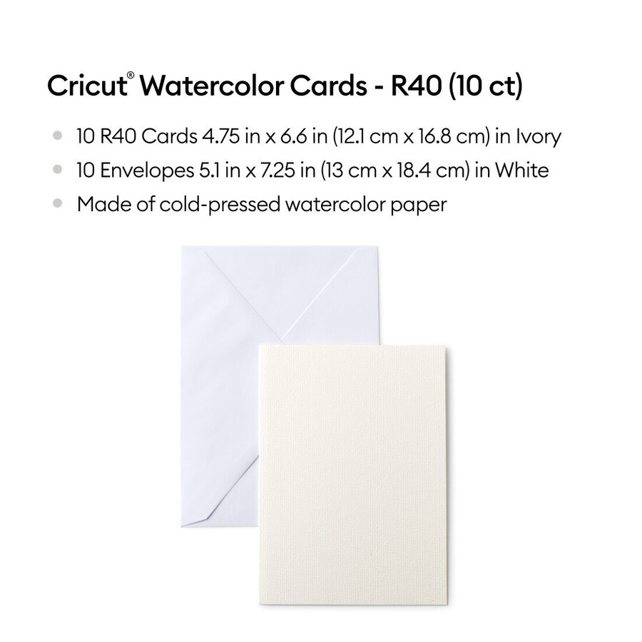 aquarellkarten – r40 10 stück