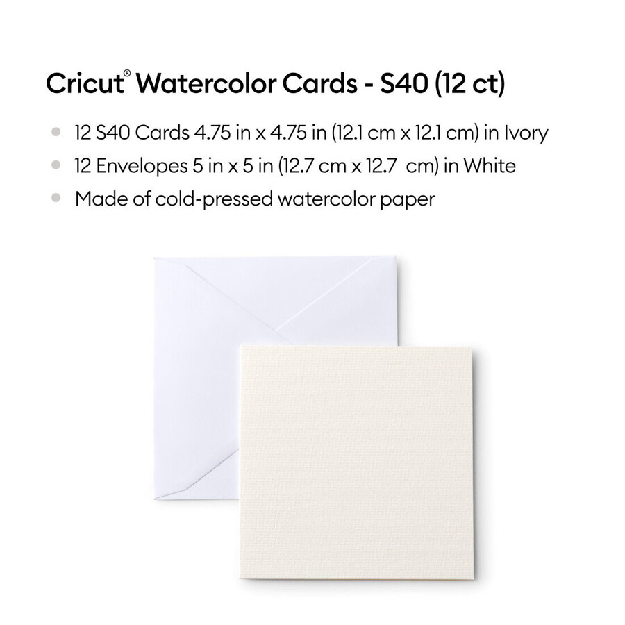 aquarellkarten – s40 12 stück