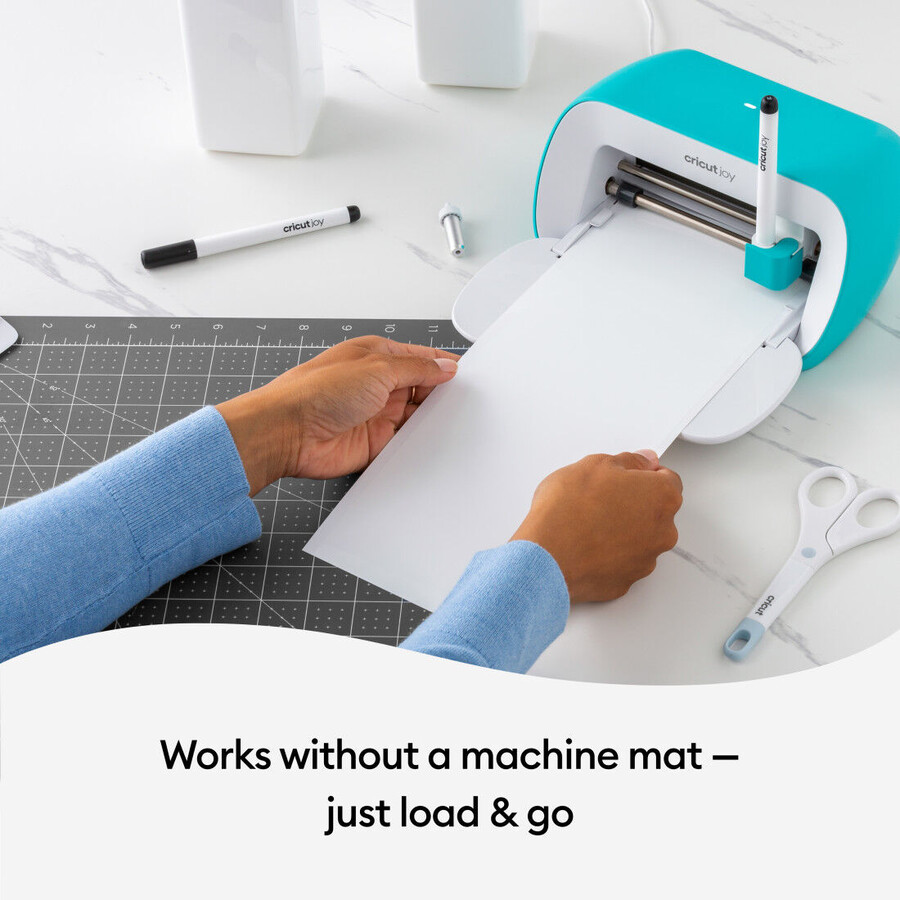 cricut joy smart label beschreibbare vinylfolie – abnehmbar weiß
