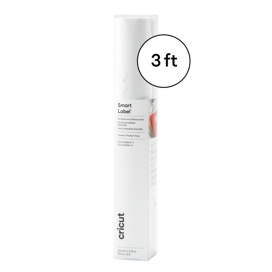 smart label beschreibbare vinylfolie – abnehmbar transparent 90 cm