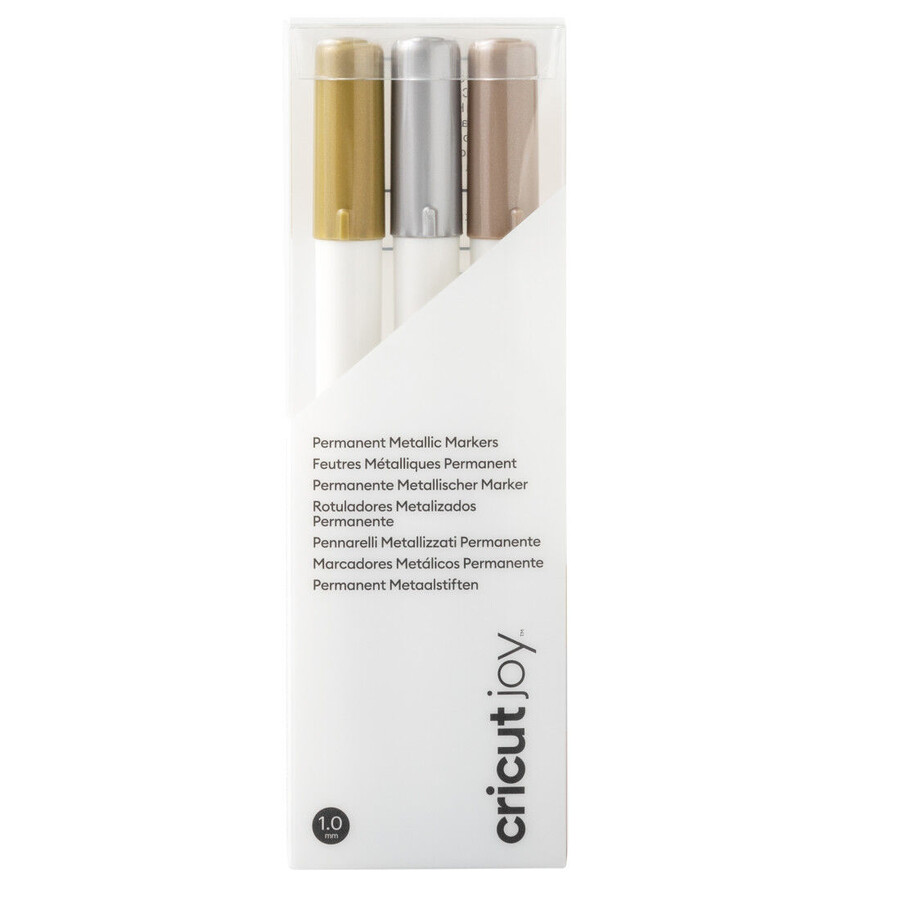 cricut joy permanent metallic marker 10 mm goldsilberkupfer 3 stück