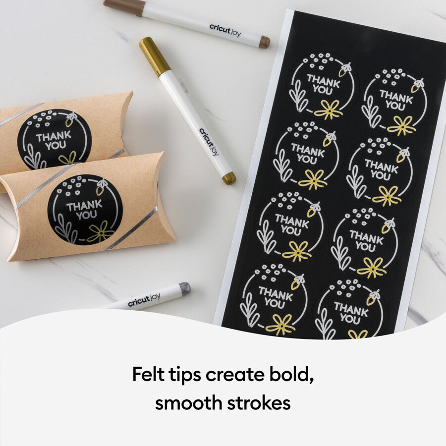 cricut joy permanent metallic marker 10 mm goldsilberkupfer 3 stück