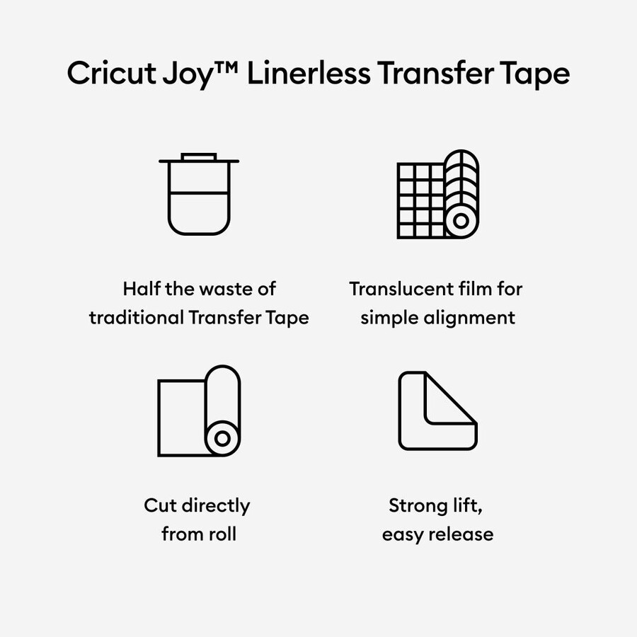 cricut joy transferfolie ohne trägerpapier