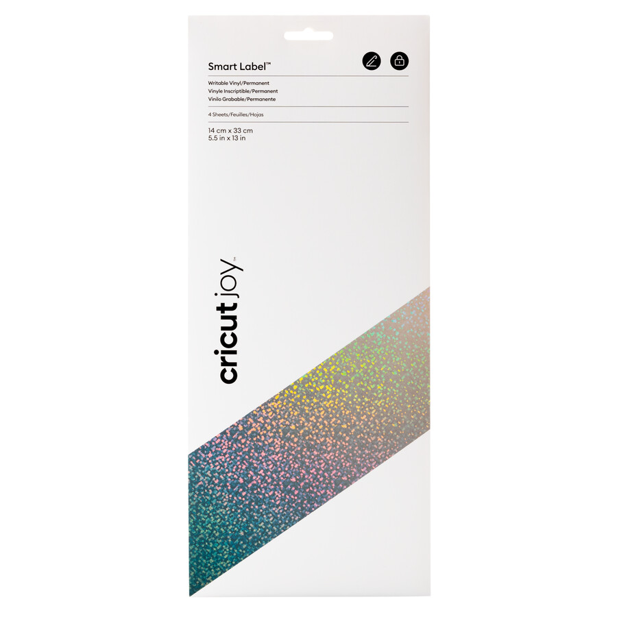 cricut joy smart label beschreibbare vinylfolie – permanent