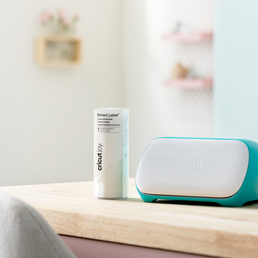 cricut joy smart label papier – wasserlöslich weiß