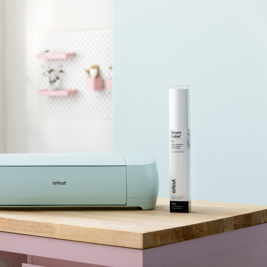 smart label papier – auflösbar weiß