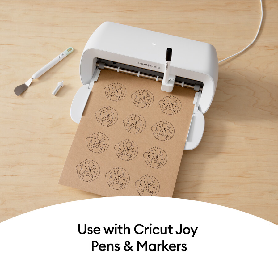 cricut joy xtra smart label papier – permanent 4 stück