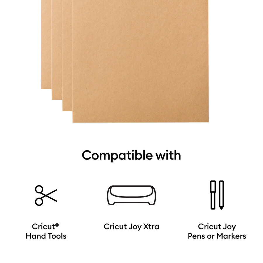 cricut joy xtra smart label papier – permanent 4 stück