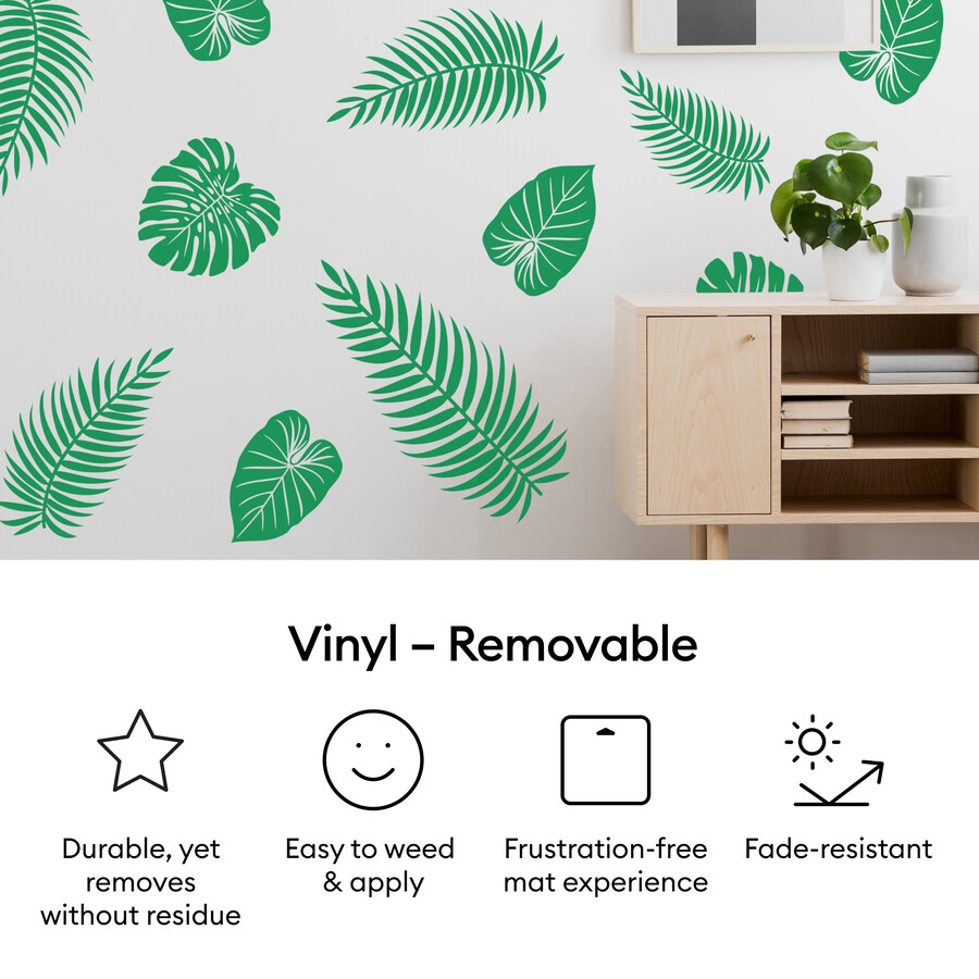 premium vinyl – abnehmbar schwarz