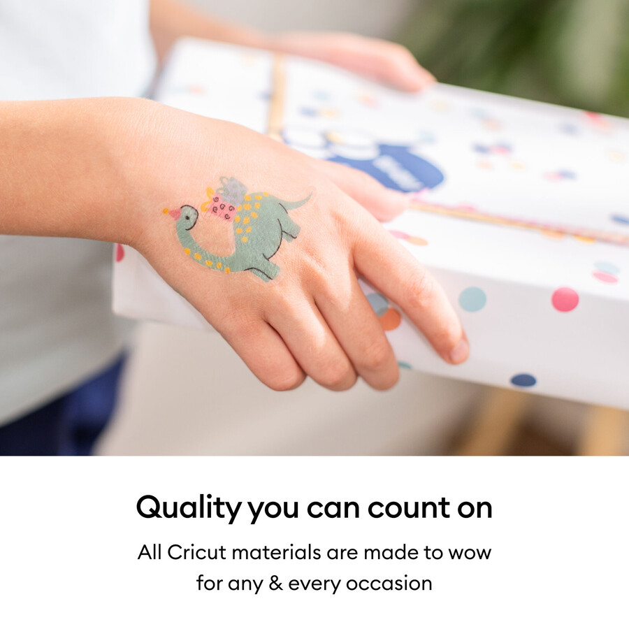 cricut bedruckbare temporäre tattoo-bögen – 85 zoll x 11 zoll 8 stück
