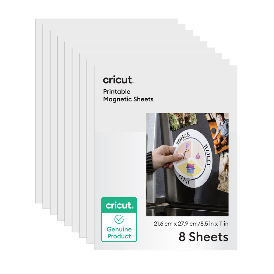 cricut bedruckbare magnetfolien – 85 zoll x 11 zoll 8 stück