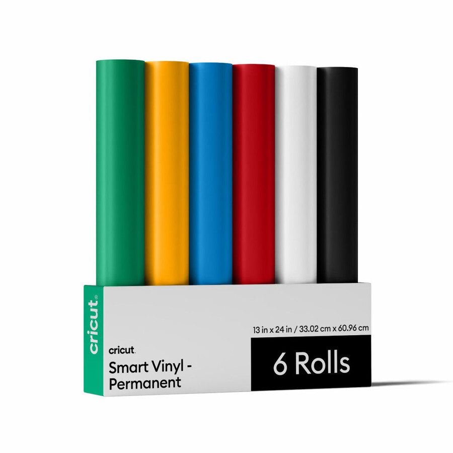 smart vinyl matteless permanent vinyl variety sampler – 13 in x 24 in 6 ct