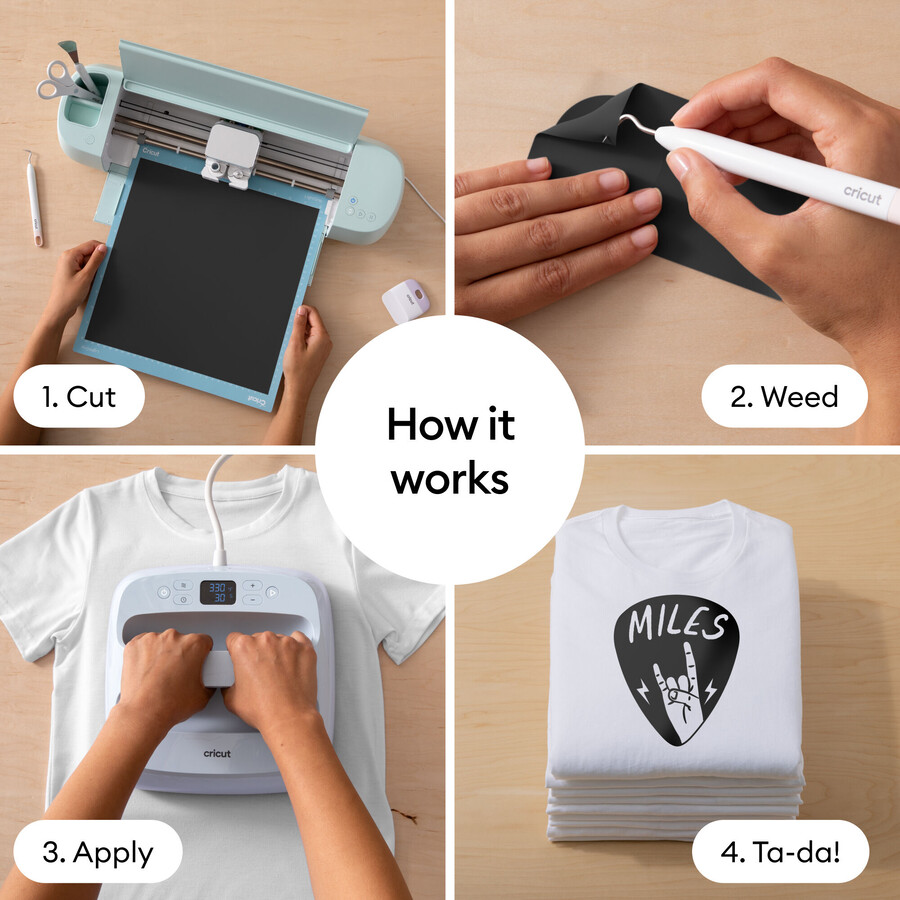 cricut bügelfolien-set – 12 zoll x 12 zoll 10 stück