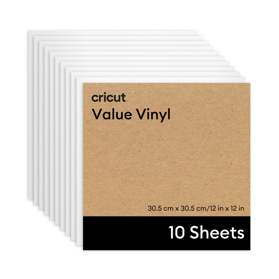 cricut value vinyl - 12 zoll x 12 zoll 10 stück