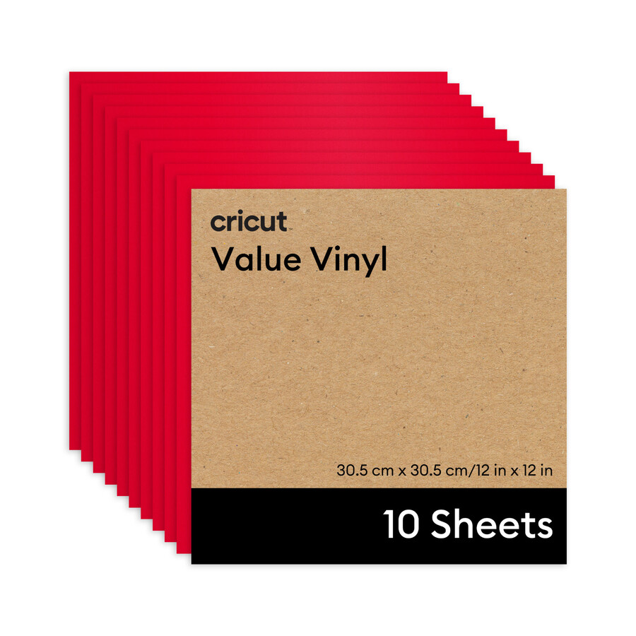 cricut value vinyl - 12 zoll x 12 zoll 10 stück