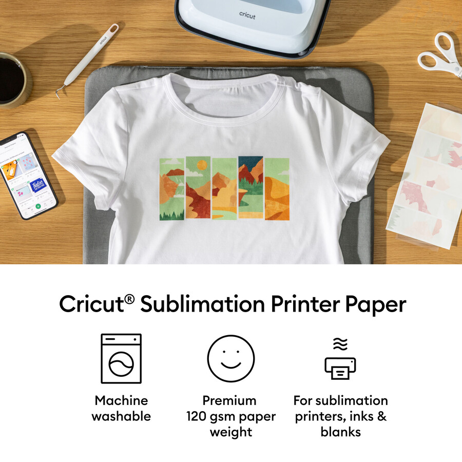 cricut sublimationsdruckerpapier – 85 zoll x 11 zoll 200 blatt