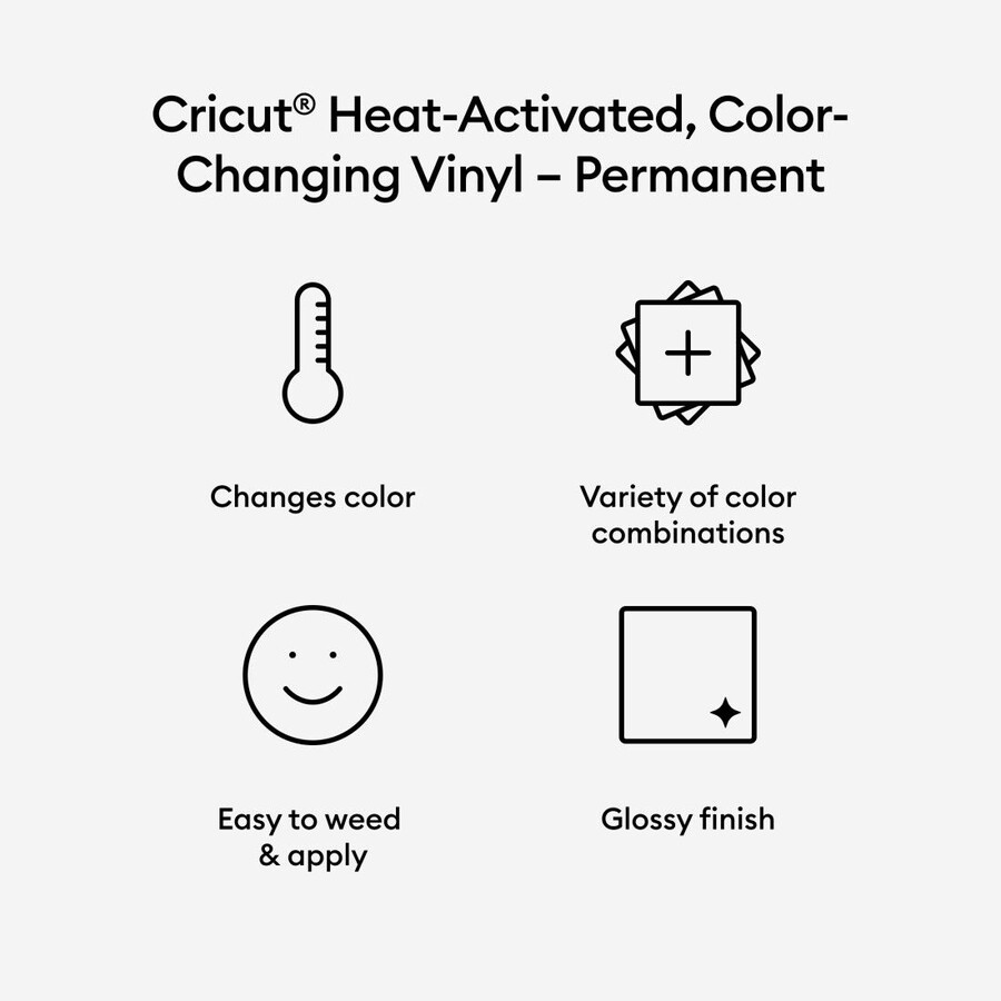 wärmeaktivierte farbwechselnde vinylfolie – permanent