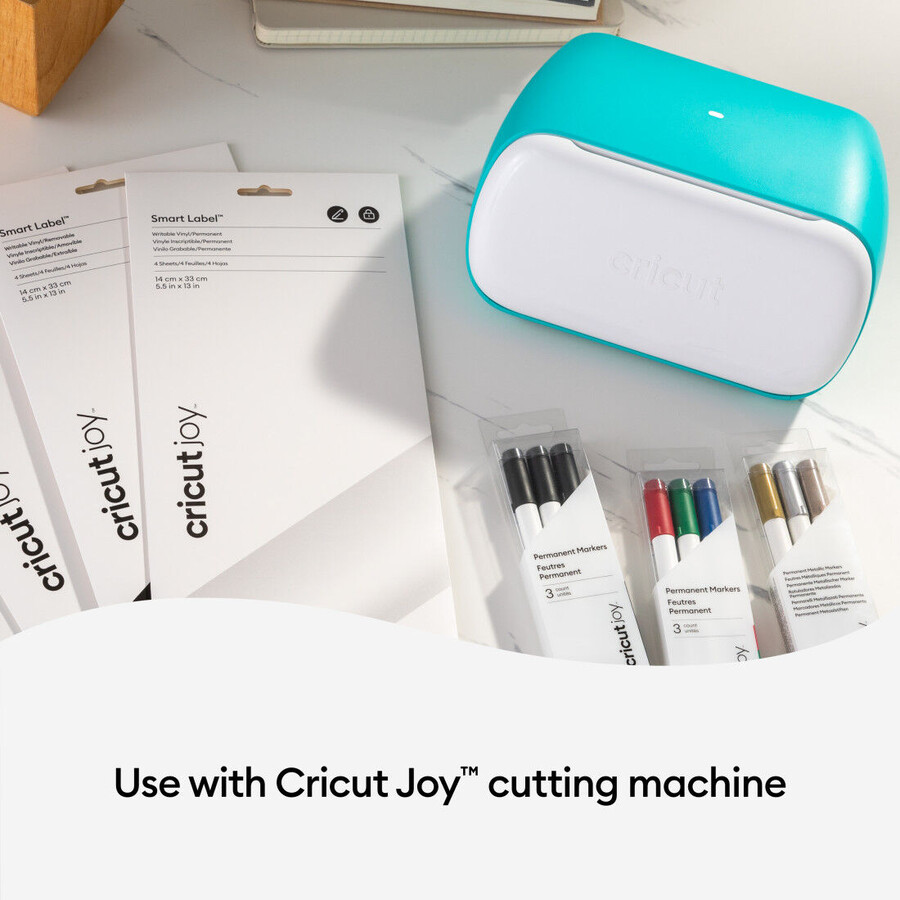 cricut joy smart label beschreibbare vinylfolie – permanent