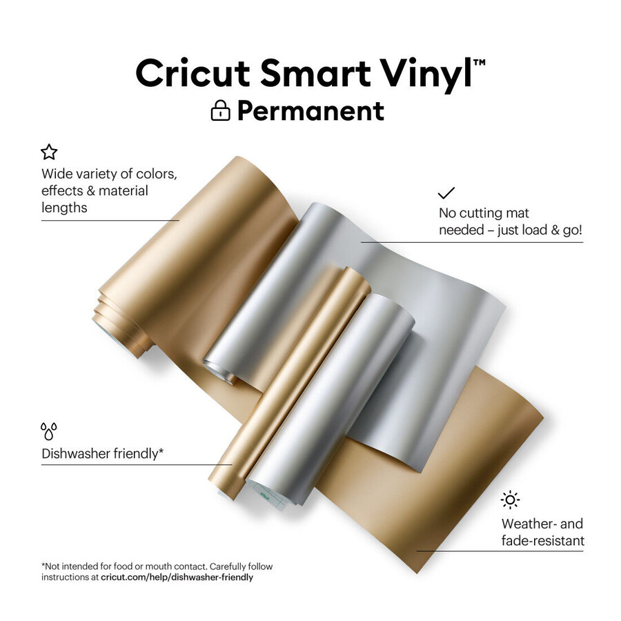 smart vinyl matt metallic – permanent 3 fuß
