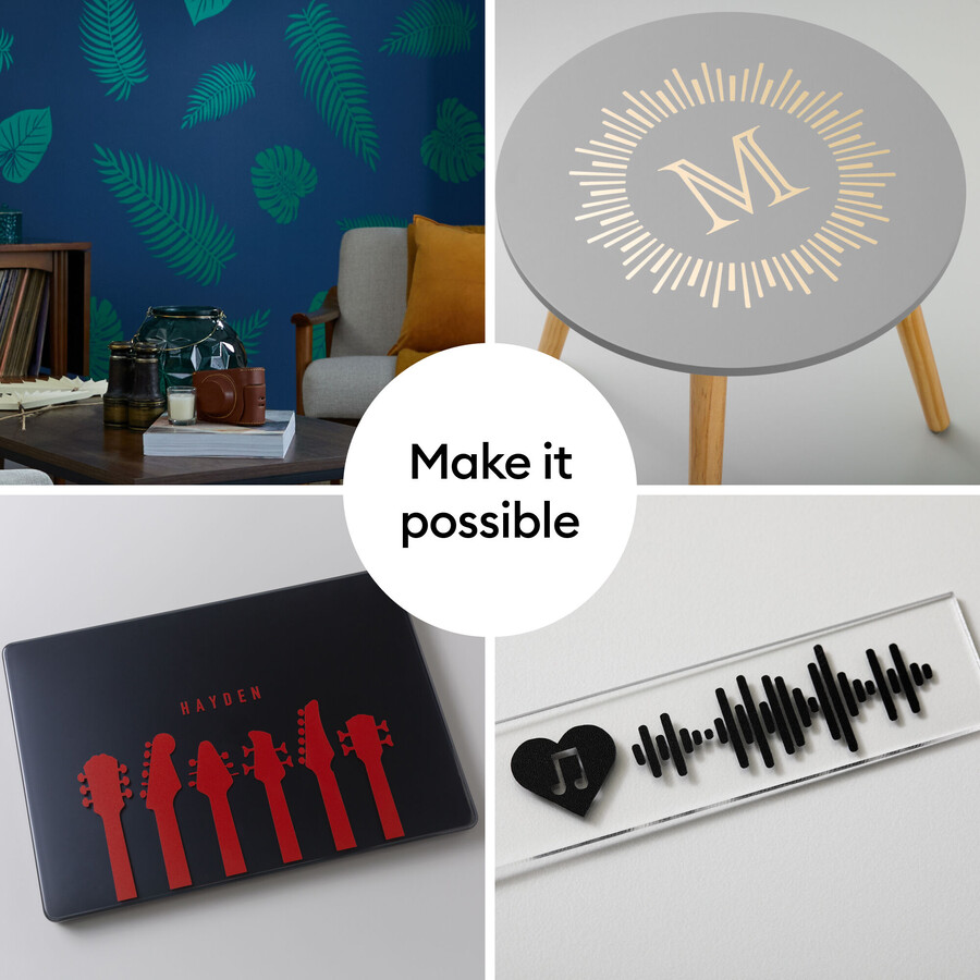 cricut value vinyl - abnehmbar 12 zoll x 10 fuß