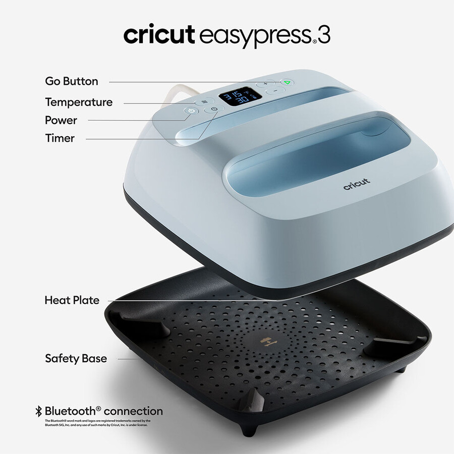 neu originalverpackt cricut easypress 3 – 9 zoll x 9 zoll