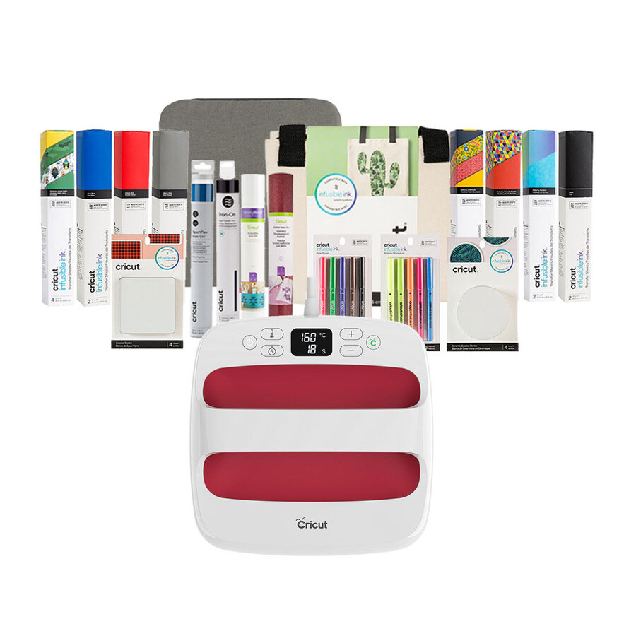 cricut easypress 2 himbeere – 9 x 9 bügelset „essentials