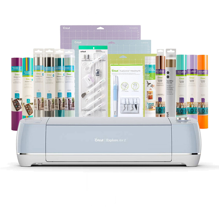 zertifiziertes generalüberholtes cricut explore air 2 essentials-bundle cricut access-abonnement